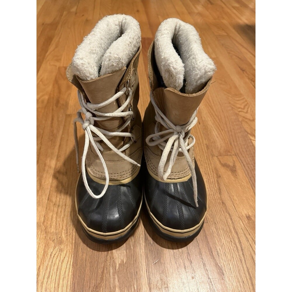 Sorel Black and Tan Winter Boots
